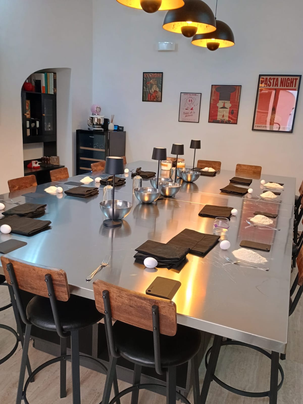 Cooking class: Three types of fresh pasta and ice cream