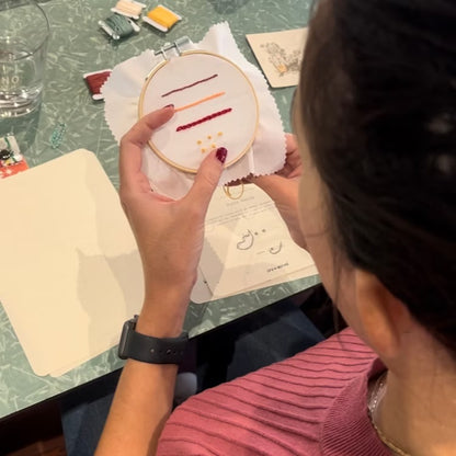 Learn to embroider and recycle clothes you no longer like