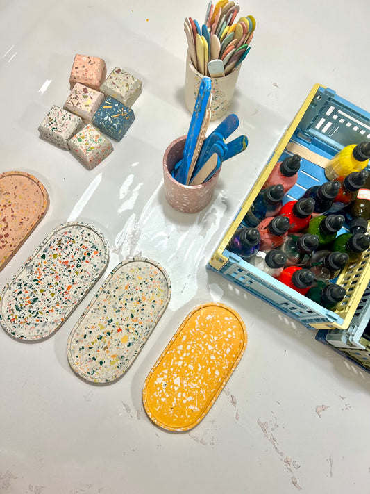 Crea il tuo vassoio in ecoresina Terrazzo a Milano