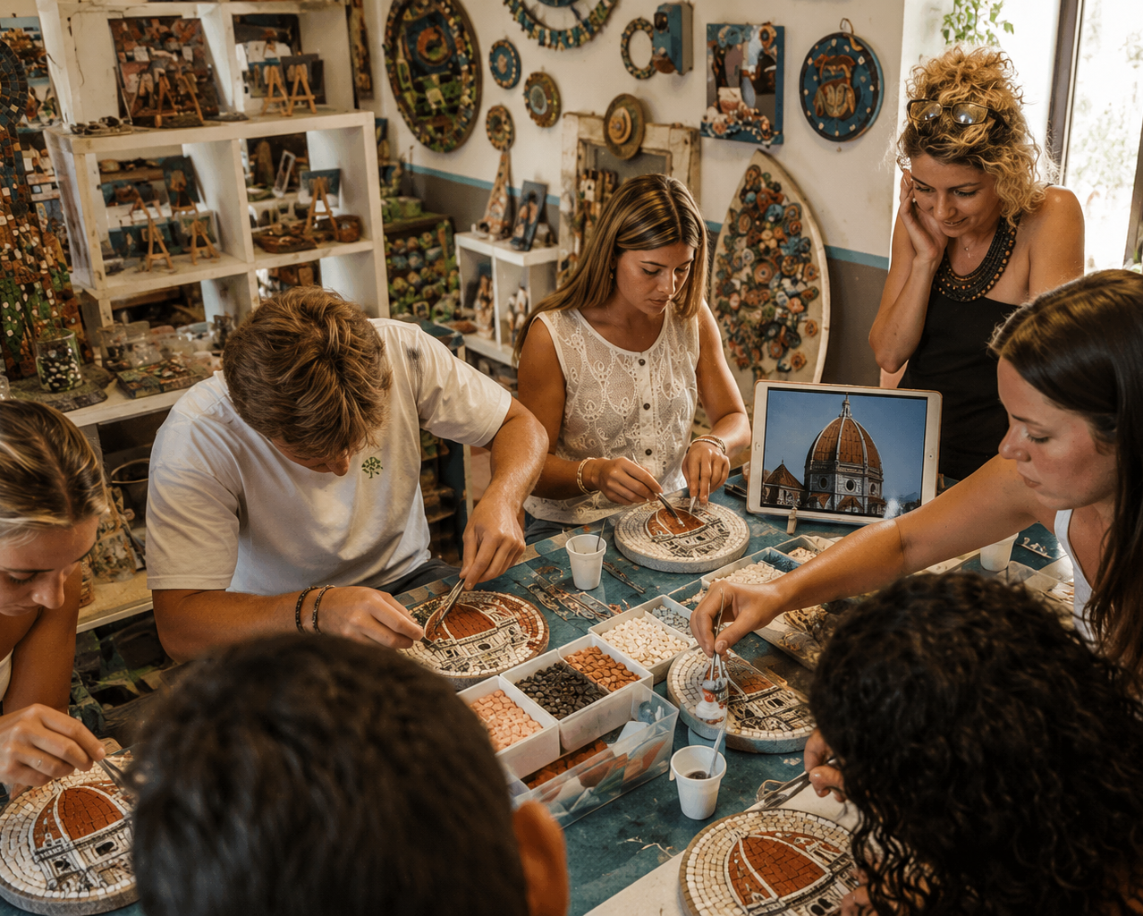 Recreate Brunelleschi's Dome with a local artist in Florence