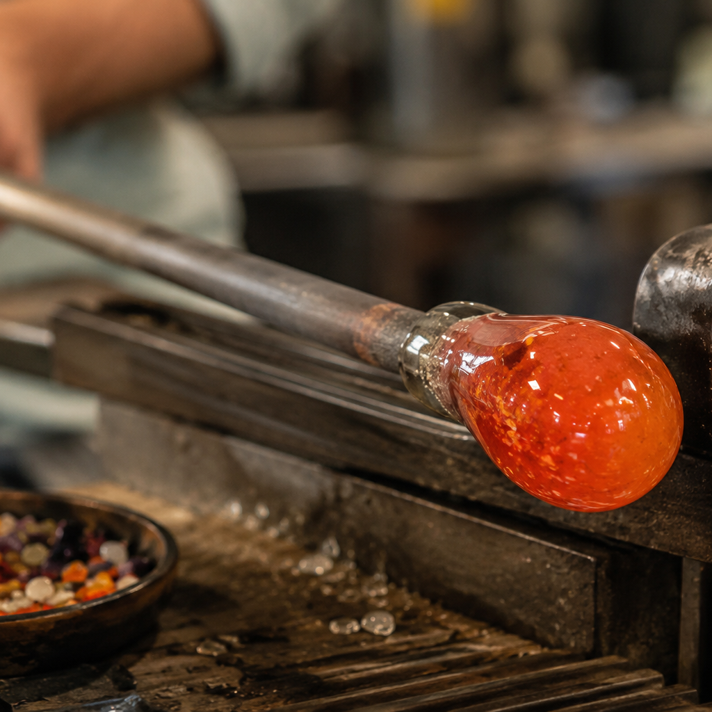 Shape glass and create Venetian beads with a master artisan in Venice
