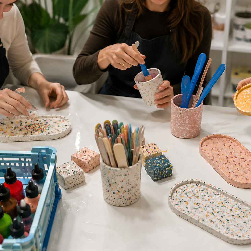 Crea il tuo vassoio in ecoresina terrazzo a Milano