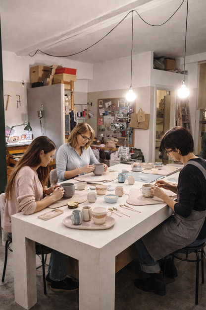 Create your own ceramic breakfast or aperitivo set in Milan