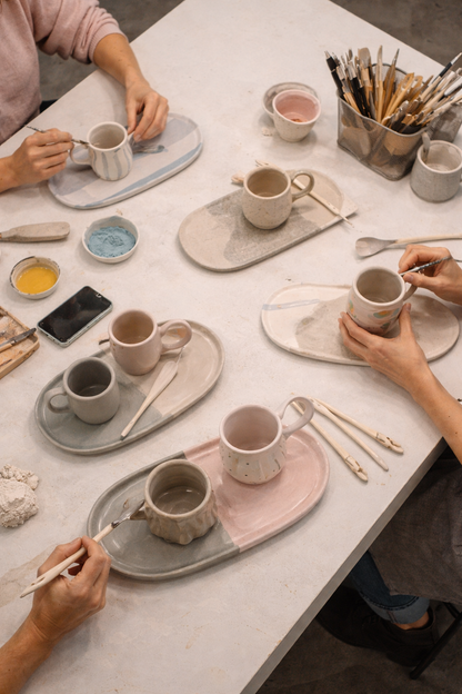 Create your own ceramic breakfast or aperitivo set in Milan