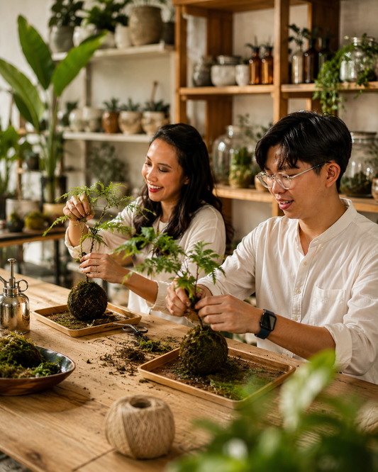 Scopri l’arte del Kokedama con un workshop botanico giapponese a Milano