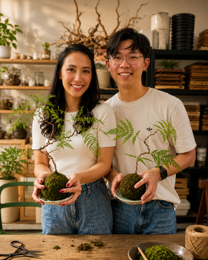 Discover the art of Kokedama with a Japanese botanical workshop in Milan