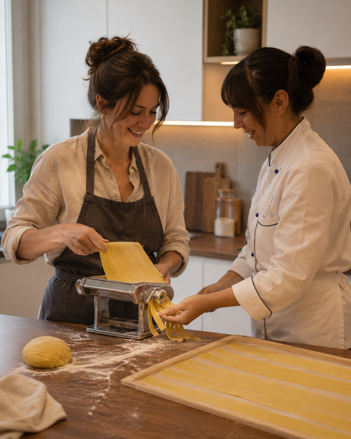 Prepara gelato, tiramisù e ravioli con uno chef romano
