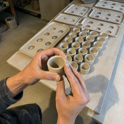 Crea una collezione di tazzine in ceramica in un laboratorio di Milano
