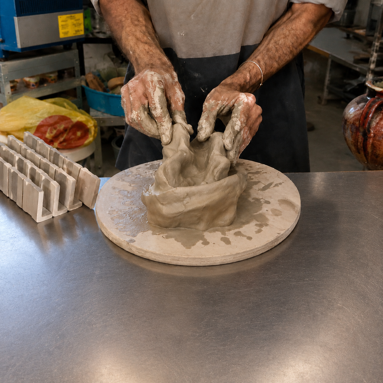 Crea una scultura in ceramica ispirata alla natura in un laboratorio a Milano
