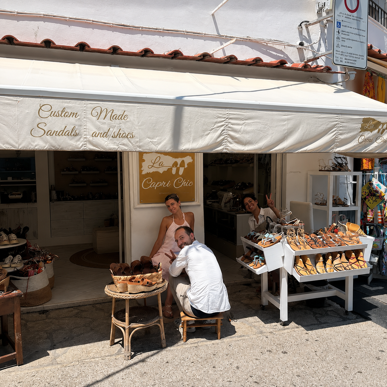 Crea i tuoi sandali capresi artigianali nel cuore di Anacapri