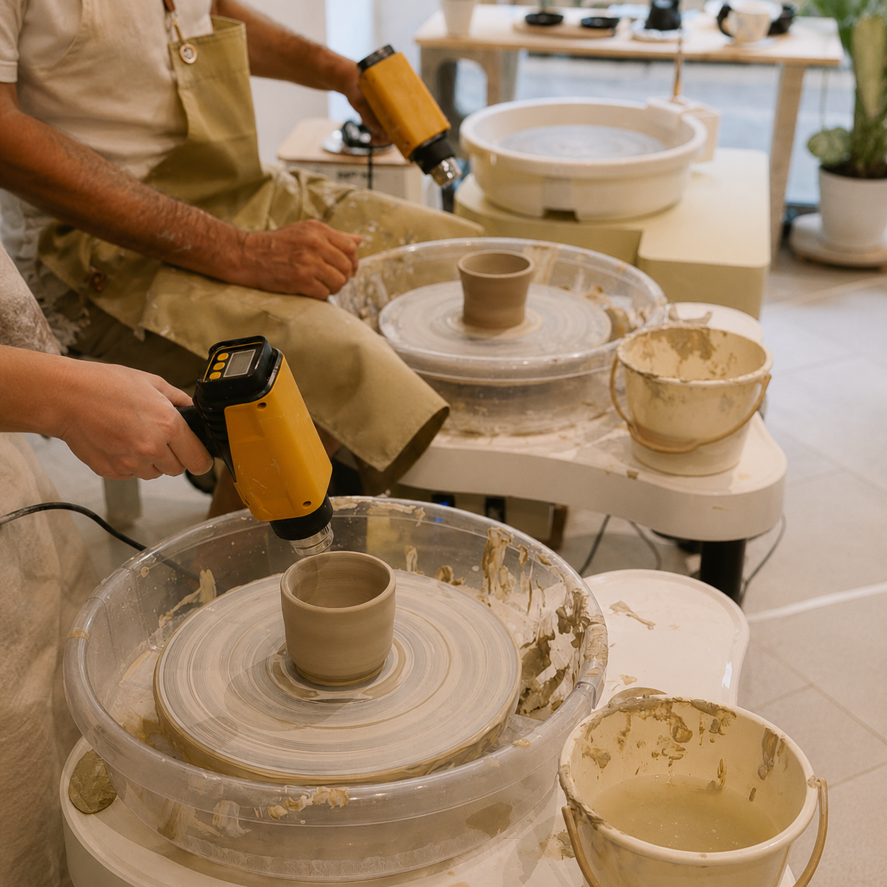 Learn the coiling technique in an elegant ceramic studio in Milan