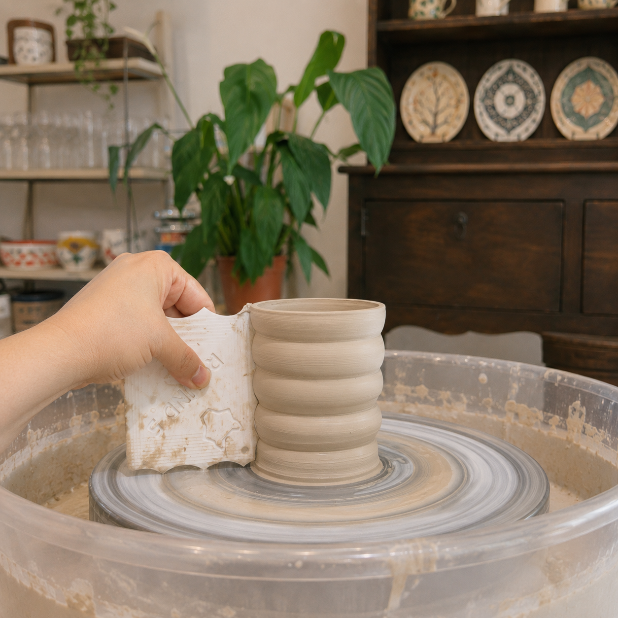 Learn the coiling technique in an elegant ceramic studio in Milan