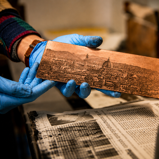 Stampa la tua acquaforte in un atelier storico a Firenze