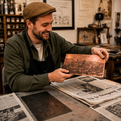 Stampa la tua acquaforte in un atelier storico a Firenze
