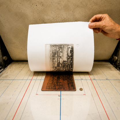 Stampa la tua acquaforte in un atelier storico a Firenze