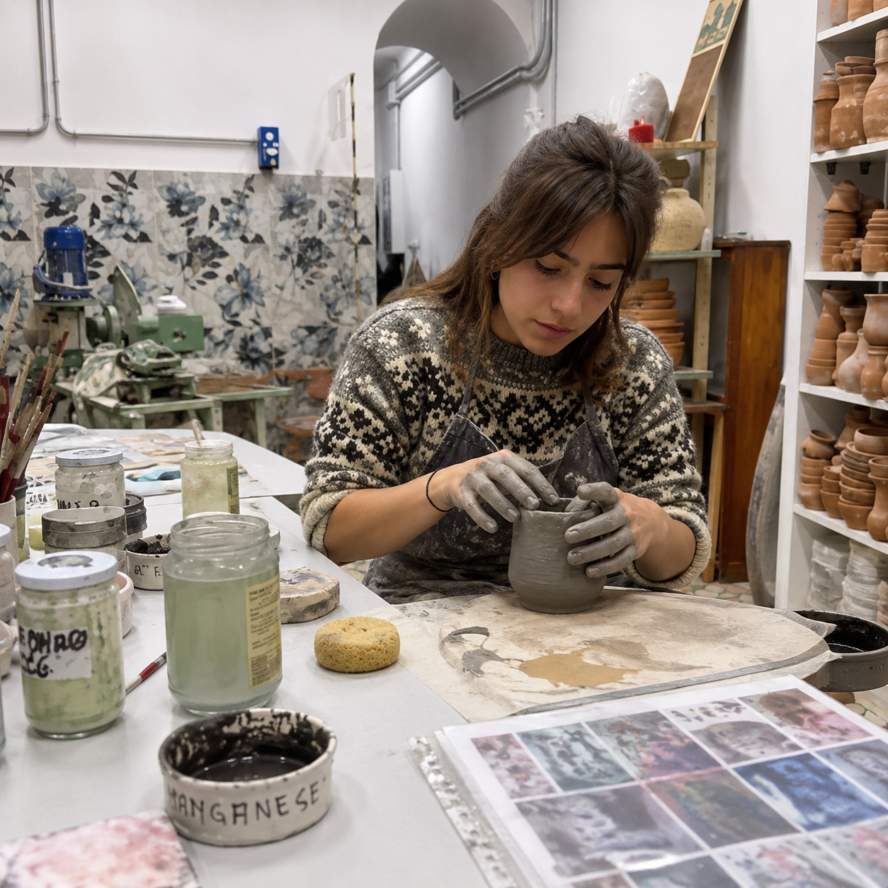 Modella la tua ceramica con gli artigiani di un storico atelier fiorentino