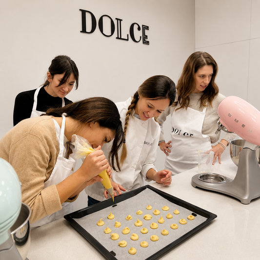 Learn to make cakes, tarts, and choux pastries with creative pastry techniques in Milan