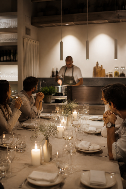 Immerse yourself in a private dining experience inspired by the flavors of Lake Como