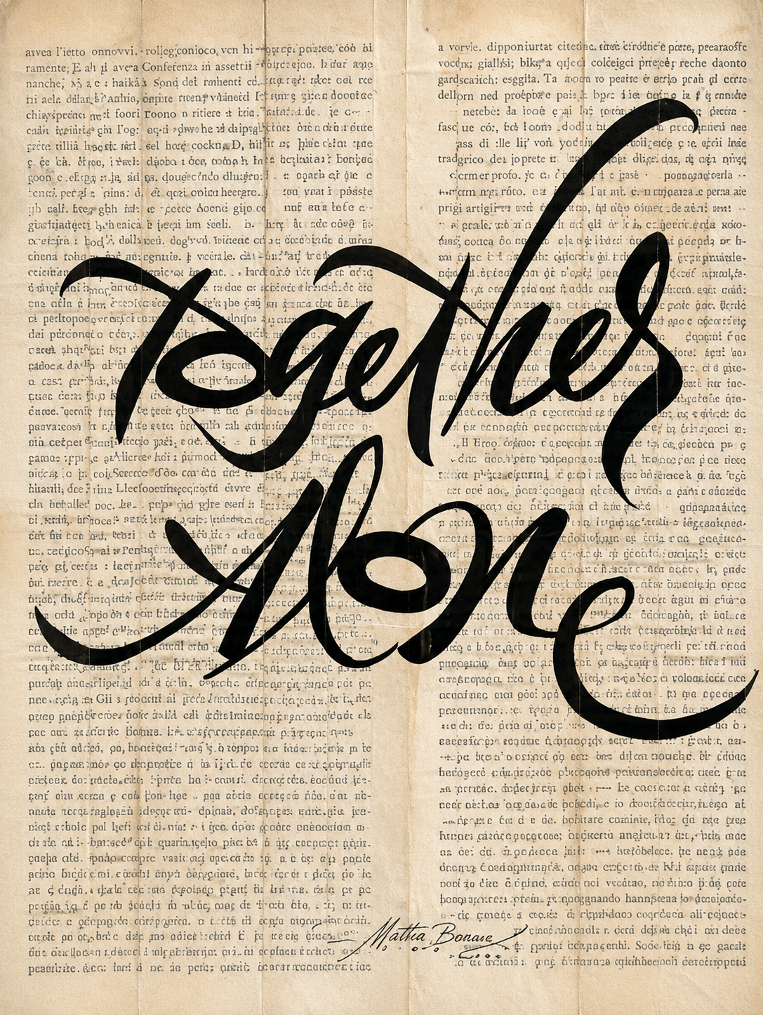 Explore the art of contemporary calligraphy with Mattia Bonora