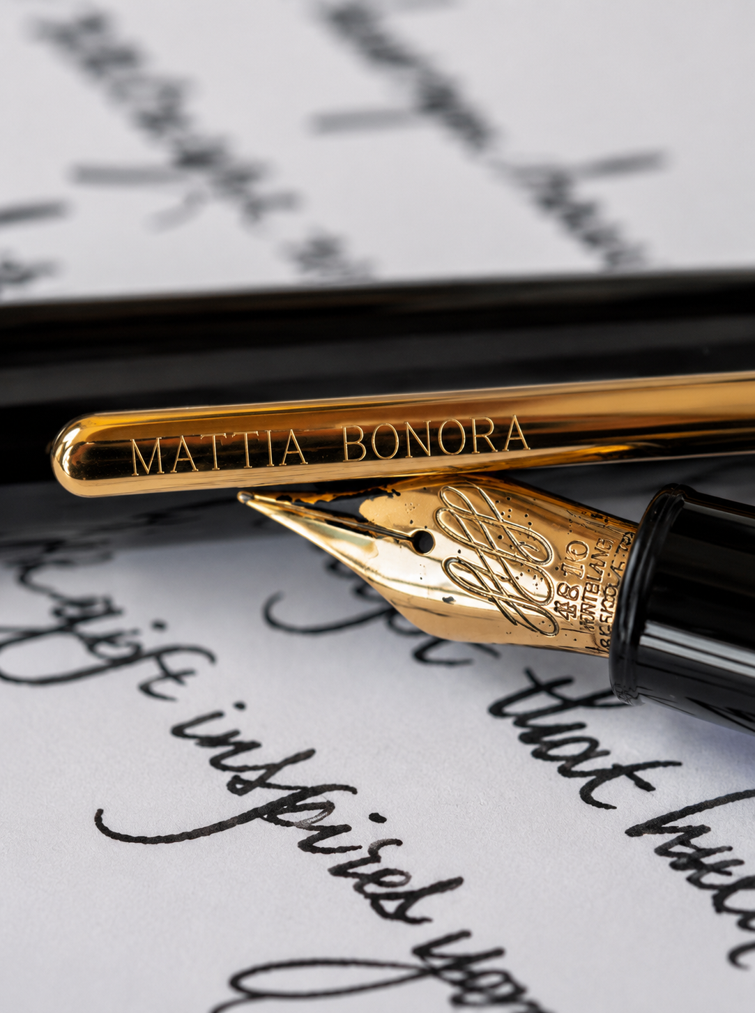 Explore the art of contemporary calligraphy with Mattia Bonora