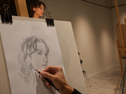 Experience a live drawing session in an art studio in Milan
