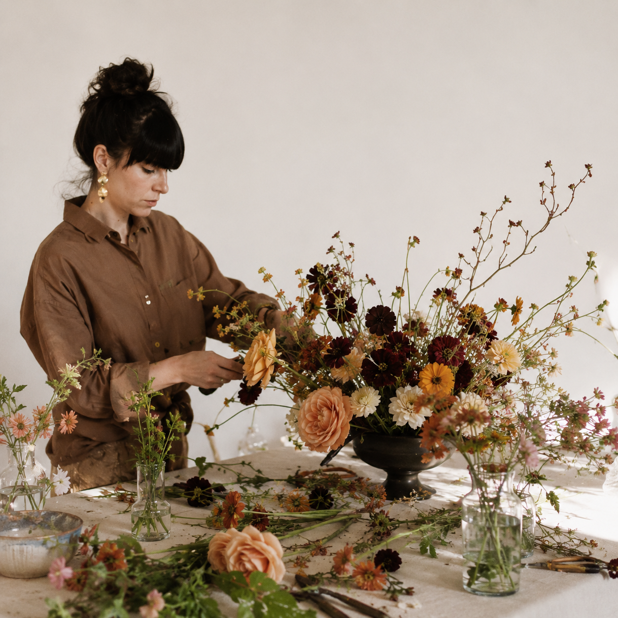 Realizza un allestimento floreale attraverso un workshop di flower design a Milano