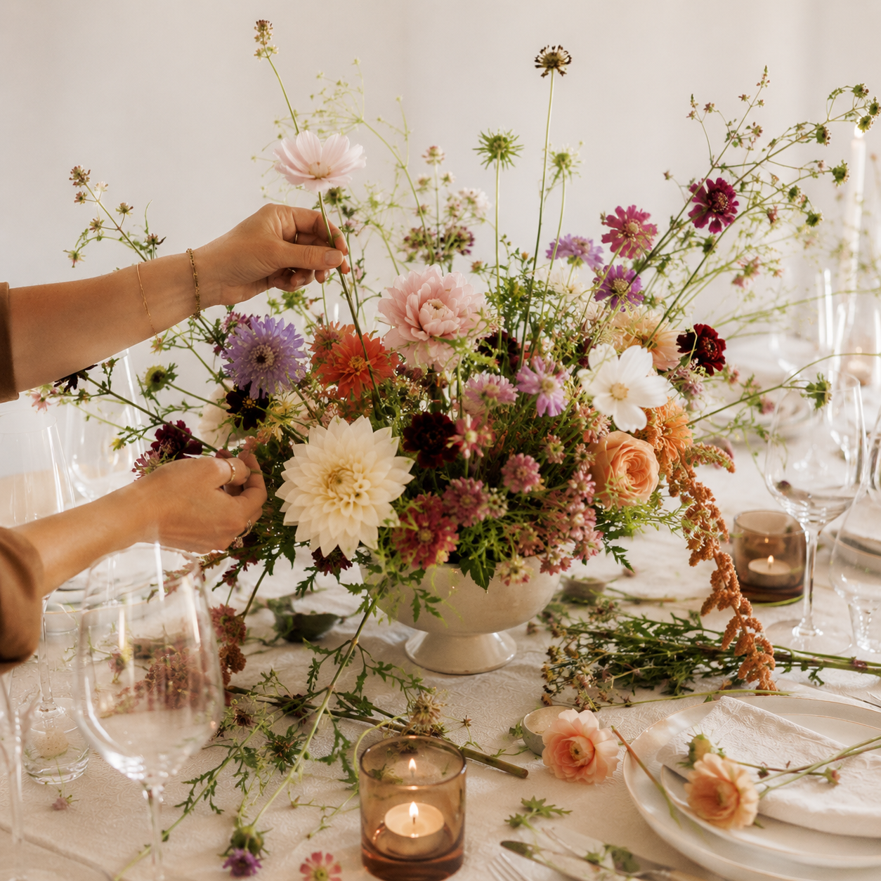 Realizza un allestimento floreale attraverso un workshop di flower design a Milano