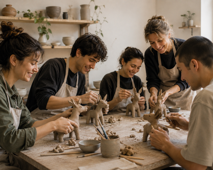 Discover the art of Vietri ceramics by creating your own clay donkey