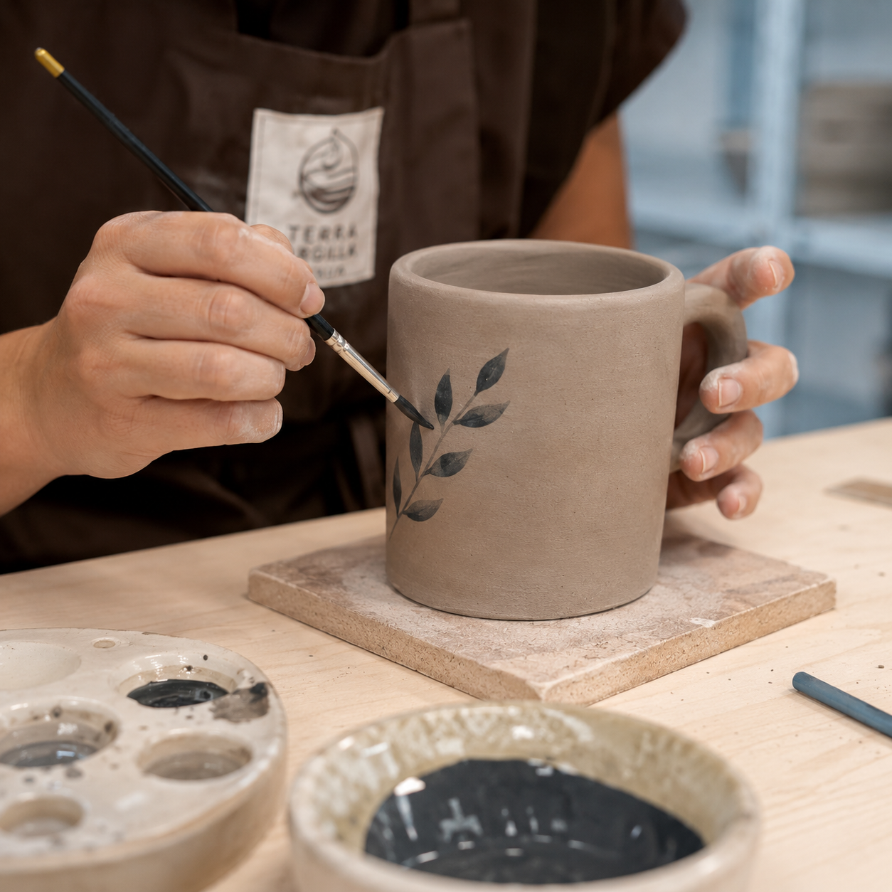 Learn the coiling technique in an elegant ceramic studio in Milan