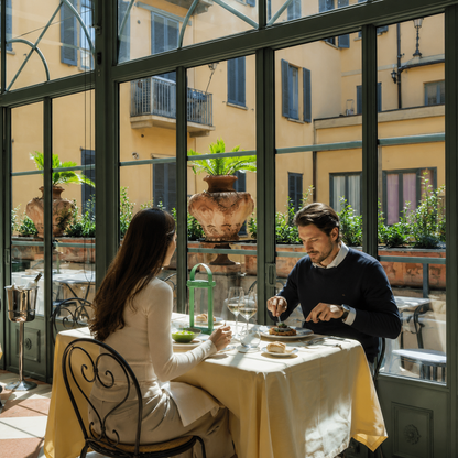 Discover the geometry of pasta in a signature Milanese restaurant