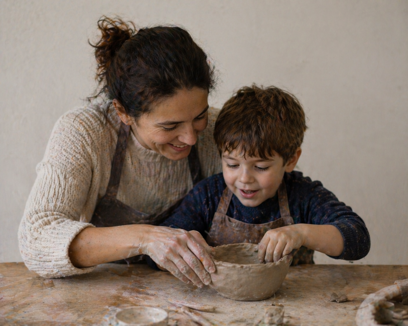 Enjoy a special moment with your child and create a ceramic bowl together in Milan