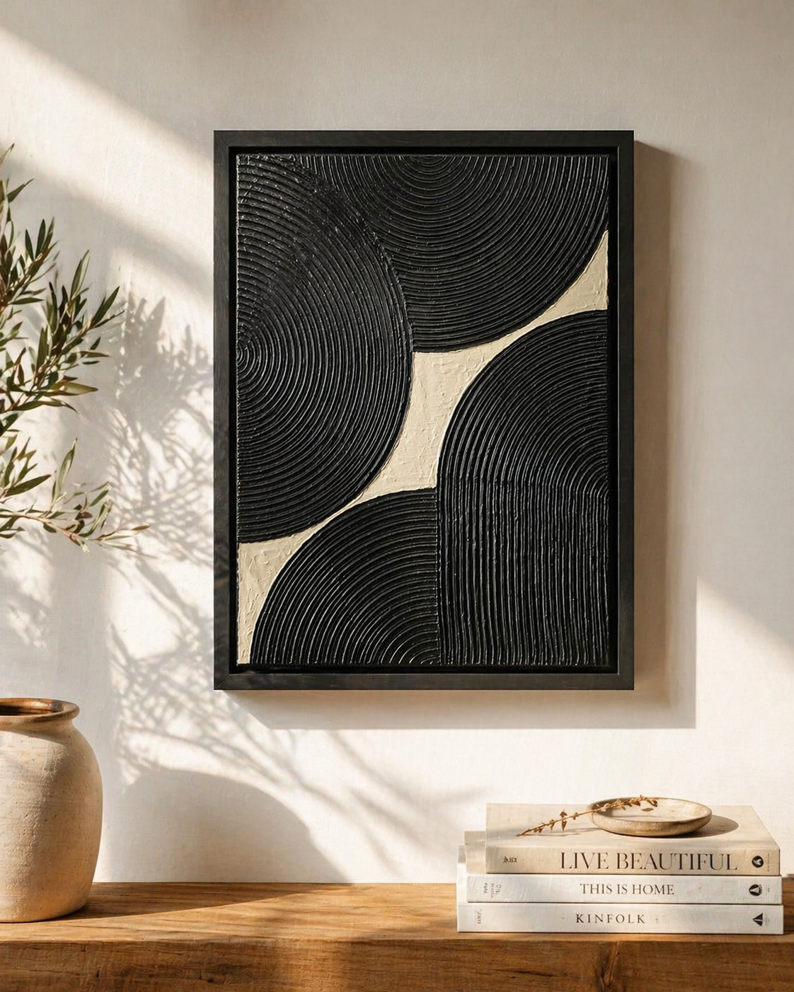 Create your first textured artwork in an art studio in Rome