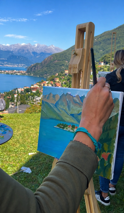 Dipingi il paesaggio del Lago di Como en plein air con un’artista accademica