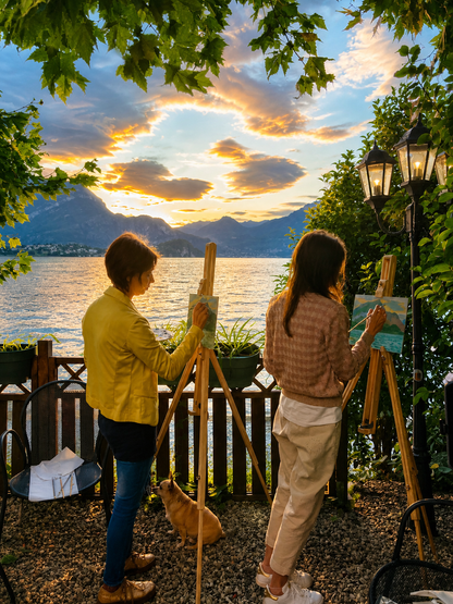 Dipingi il paesaggio del Lago di Como en plein air con un’artista accademica