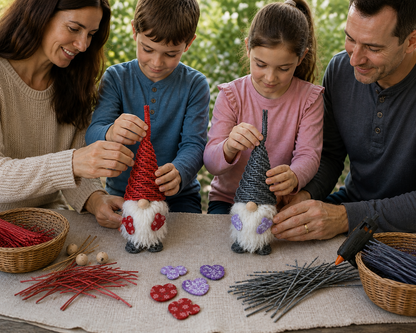 Create your gnome with newspaper in a creative workshop in Maremma