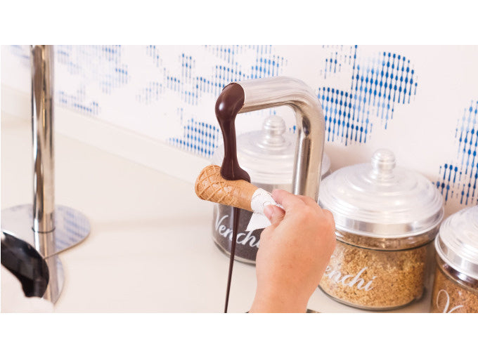 Crea la tua tavoletta di cioccolato e cono gelato gourmet al Venchi Lab a Firenze