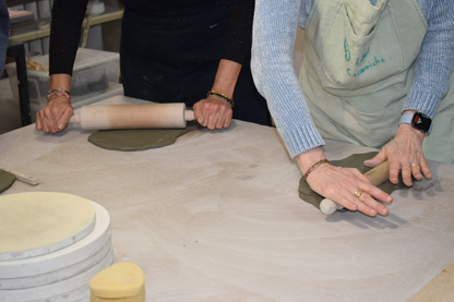 Create a small ceramic object and paint it