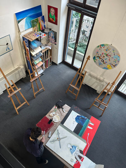 Learn the secrets of watercolor in a studio in the heart of Milan's Brera district