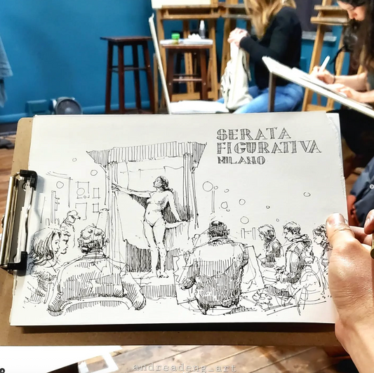 Dipingi la tua opera d'arte con il disegno dal vivo! - 2 ore