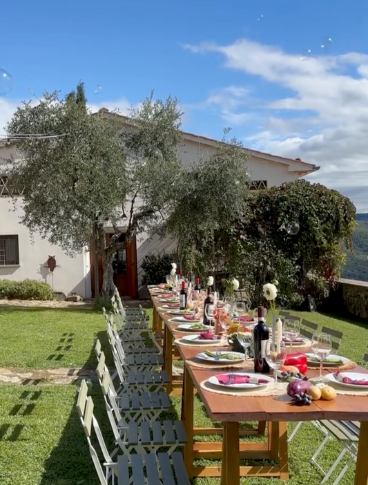 Vivi un pizza party tra vino e schiacciate nella campagna toscana