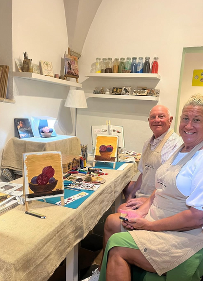 Paint like Caravaggio with an artist in Rome and visit Castel Sant'Angelo or Villa Farnesina
