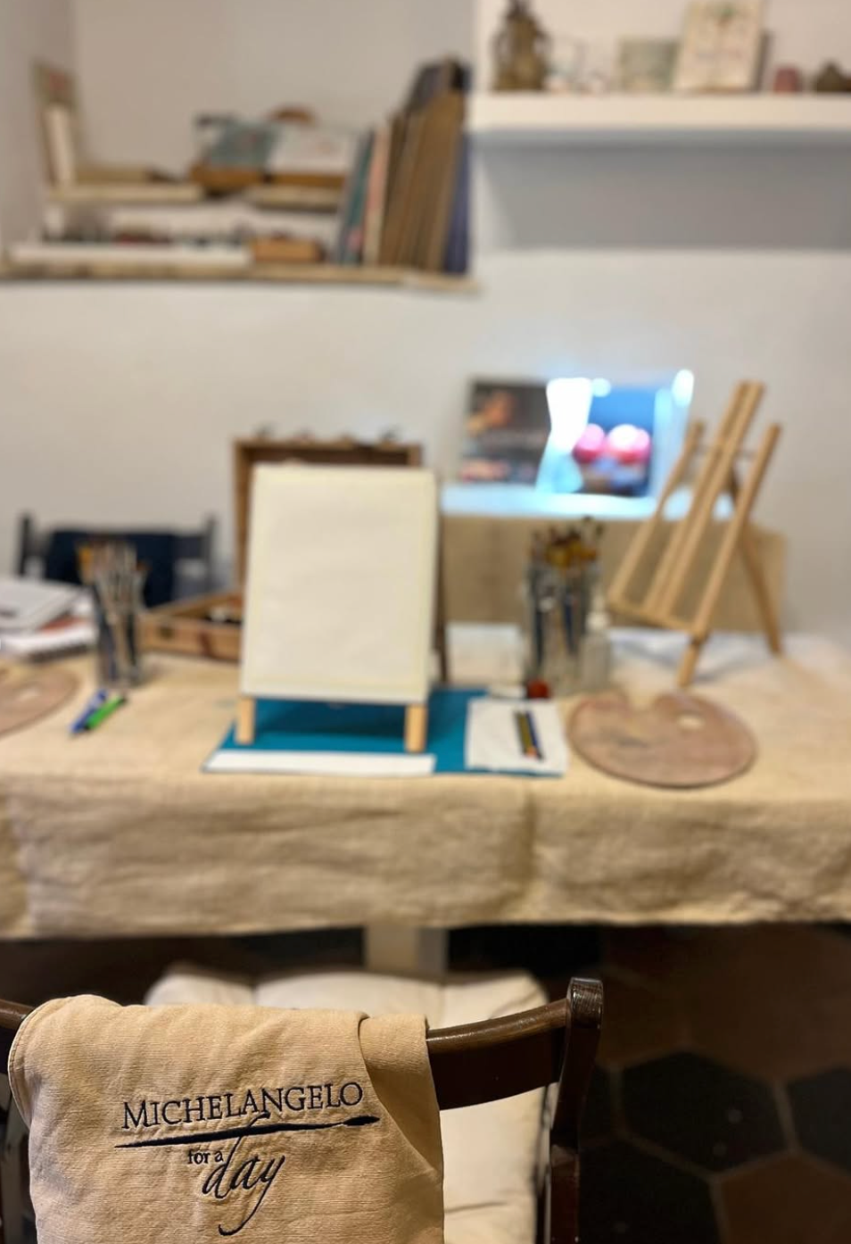 Paint like Caravaggio with an artist in Rome and visit Castel Sant'Angelo or Villa Farnesina