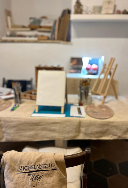 Paint like Caravaggio with an artist in Rome and visit Castel Sant'Angelo or Villa Farnesina