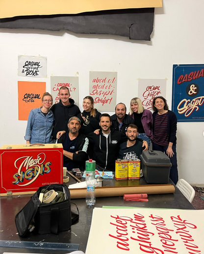 Explore the art of contemporary calligraphy with Mattia Bonora