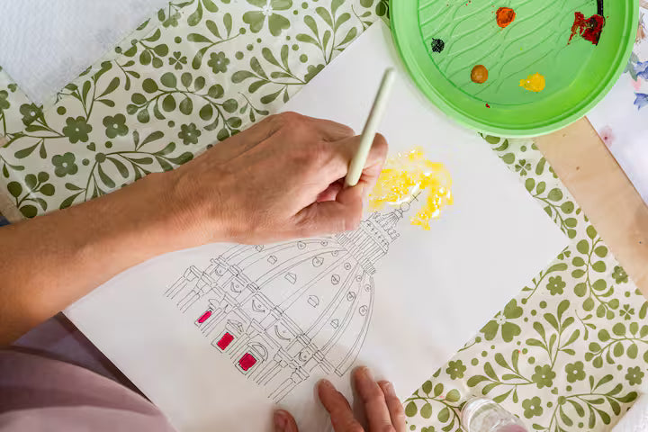 Paint Rome in pop art style with a watercolor workshop