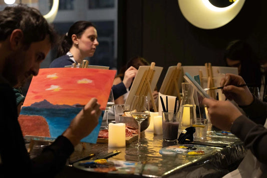 Dipingi il tuo quadro in centro a Milano con aperitivo o tè